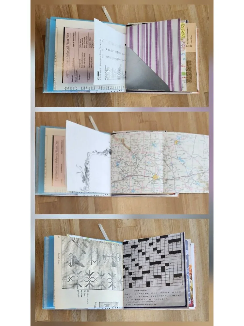 Junk journal Handmade 64 pages Colorful